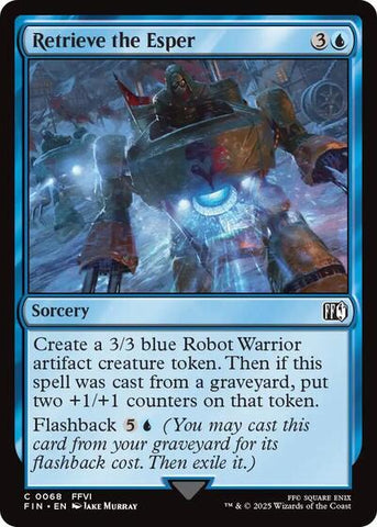 Retrieve the Esper (Universes Beyond: FINAL FANTASY) Near Mint Foil