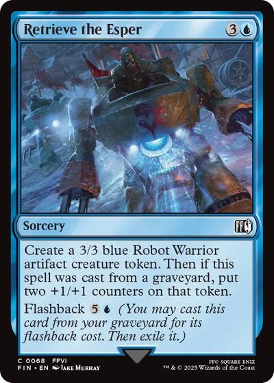Retrieve the Esper (Universes Beyond: FINAL FANTASY) Light Play Foil