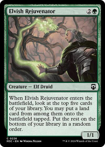 Elvish Rejuvenator (Commander: Modern Horizons 3) Near Mint