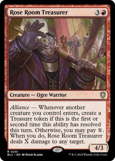 Rose Room Treasurer (Commander: Bloomburrow) Near Mint
