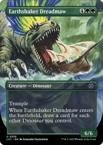 Earthshaker Dreadmaw (Borderless) (The Lost Caverns of Ixalan) Near Mint