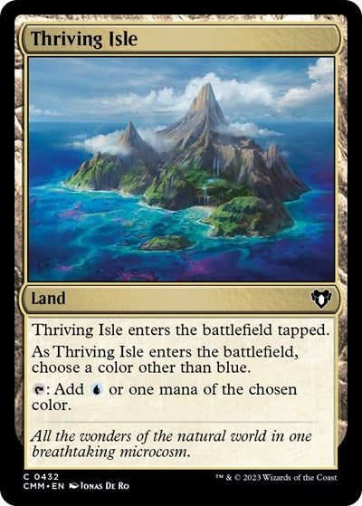 Thriving Isle (Commander Masters) Light Play Foil