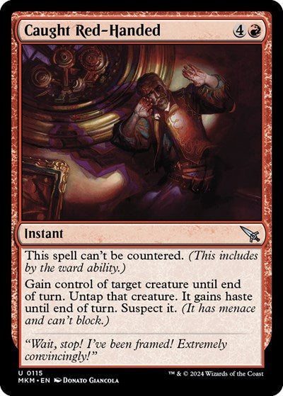 Caught Red-Handed (Murders at Karlov Manor) Near Mint Foil