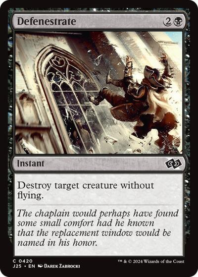 Defenestrate (Foundations Jumpstart) Near Mint