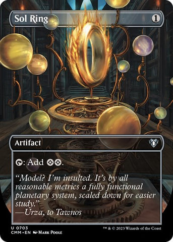 Sol Ring (Borderless) (Commander Masters) Near Mint