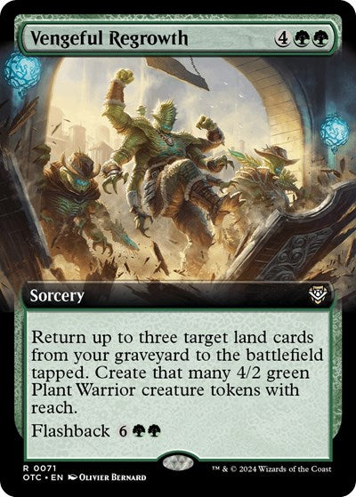 Vengeful Regrowth (Extended Art) (Commander: Outlaws of Thunder Junction) Near Mint