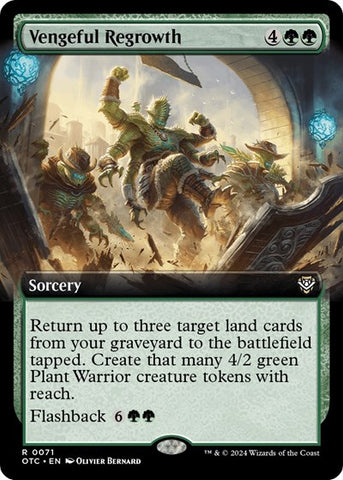 Vengeful Regrowth (Extended Art) (Commander: Outlaws of Thunder Junction) Near Mint