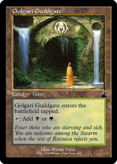 Golgari Guildgate (Retro Frame) (Ravnica Remastered) Near Mint