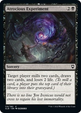 Atrocious Experiment (Commander Legends: Battle for Baldur's Gate) Near Mint Foil
