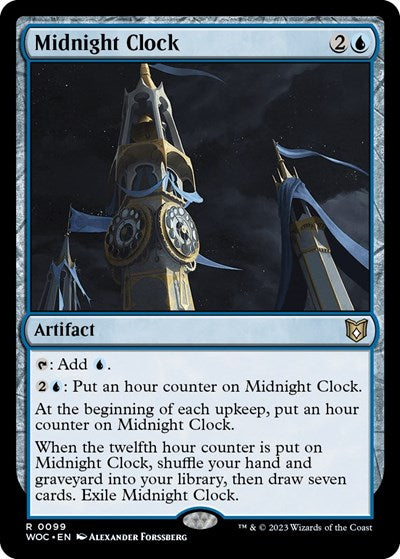 Midnight Clock (Commander: Wilds of Eldraine) Near Mint