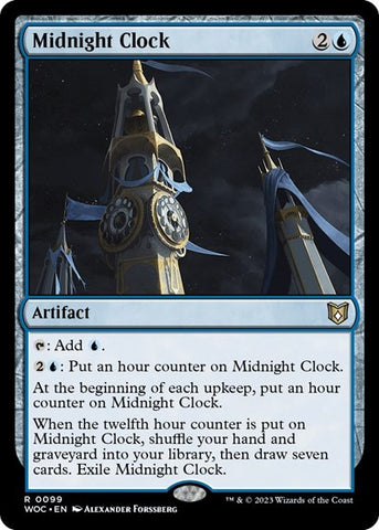 Midnight Clock (Commander: Wilds of Eldraine) Near Mint