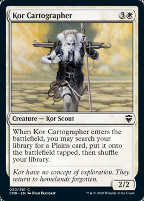 Kor Cartographer (Commander Legends) Near Mint Foil