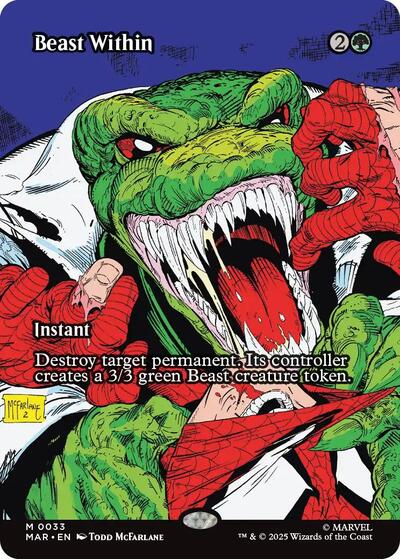 Beast Within (Borderless) (Marvel Eternal-Legal) Near Mint