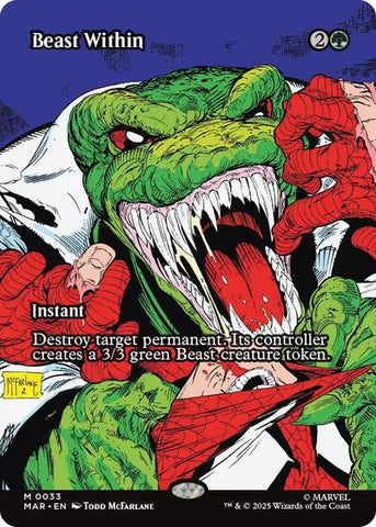 Beast Within (Borderless) (Marvel Eternal-Legal) Near Mint