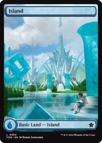 Island (0284) (Foundations) Near Mint Foil