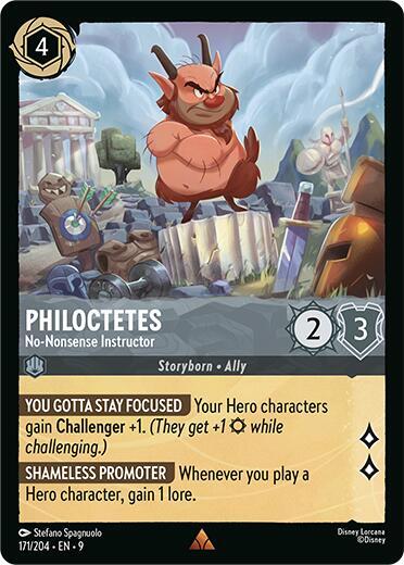 Philoctetes - No-Nonsense Instructor (Fabled) Near Mint Cold Foil