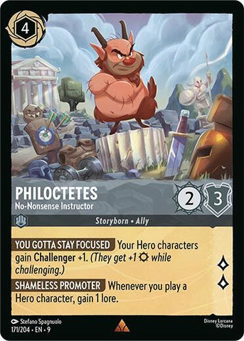 Philoctetes - No-Nonsense Instructor (Fabled) Near Mint Cold Foil