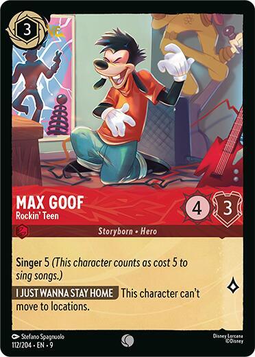 Max Goof - Rockin' Teen (Fabled) Near Mint Cold Foil