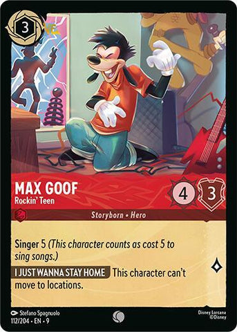 Max Goof - Rockin' Teen (Fabled) Near Mint Cold Foil