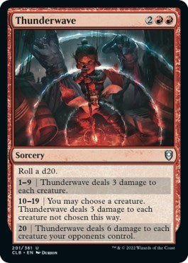 Thunderwave (Commander Legends: Battle for Baldur's Gate) Near Mint Foil