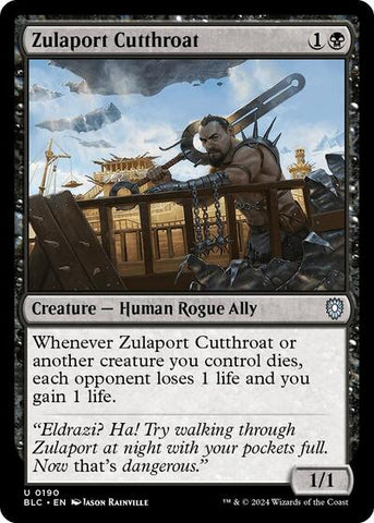 Zulaport Cutthroat (Commander: Bloomburrow) Near Mint