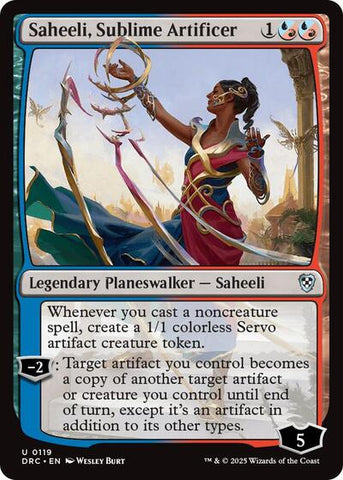 Saheeli, Sublime Artificer (Commander: Aetherdrift) Near Mint