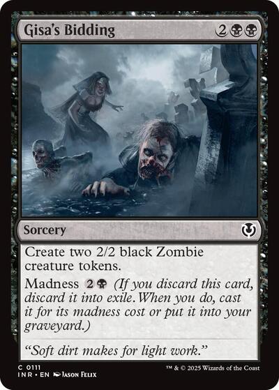Gisa's Bidding (Innistrad Remastered) Near Mint Foil