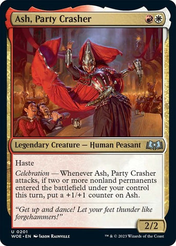 Ash, Party Crasher (Wilds of Eldraine) Near Mint Foil