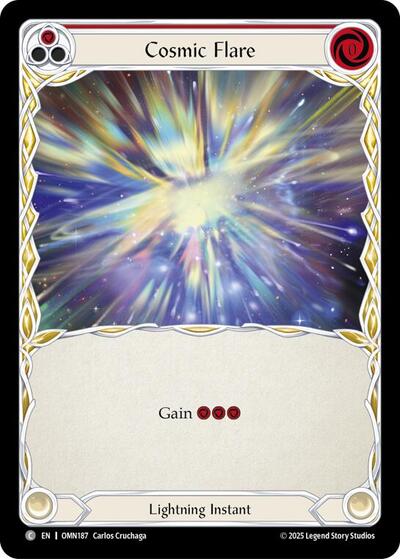 Cosmic Flare (Red) (Omens of the Third Age) Near Mint Foil
