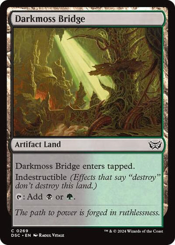 Darkmoss Bridge (Commander: Duskmourn: House of Horror) Near Mint