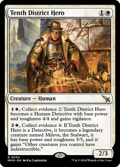 Tenth District Hero (Murders at Karlov Manor) Near Mint Foil