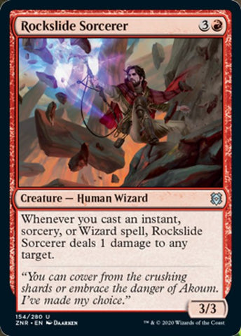 Rockslide Sorcerer (Zendikar Rising) Near Mint Foil