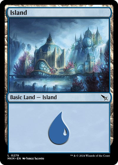 Island (0279) (Murders at Karlov Manor) Near Mint Foil