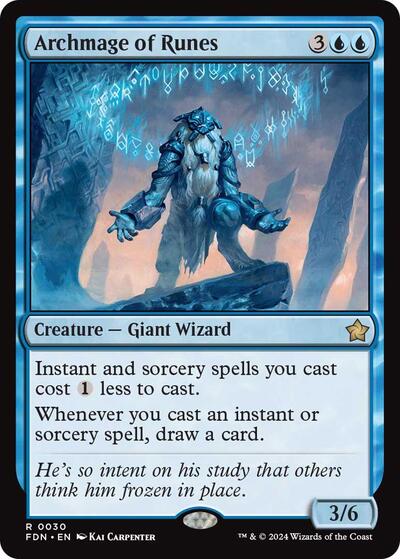 Archmage of Runes (Foundations) Near Mint Foil