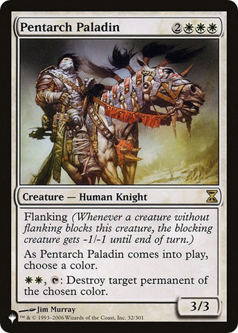 Pentarch Paladin (The List) Near Mint