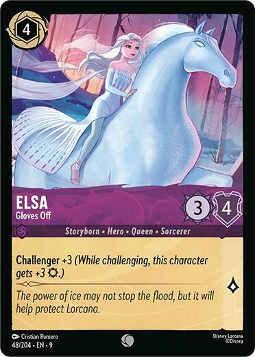 Elsa - Gloves Off (Fabled) Near Mint Cold Foil