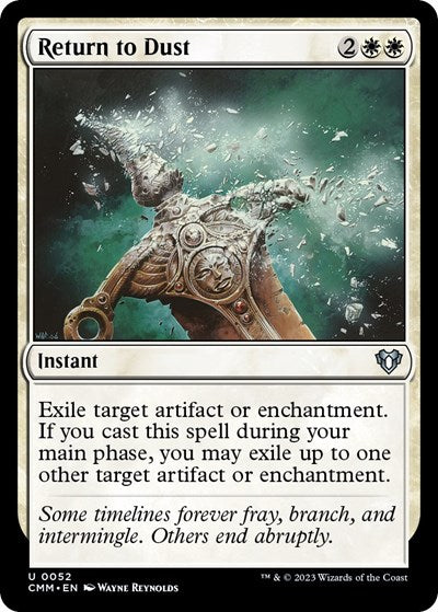 Return to Dust (Commander Masters) Light Play Foil