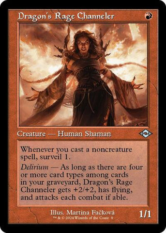 Dragon's Rage Channeler (Retro Frame) (Modern Horizons 2) Near Mint
