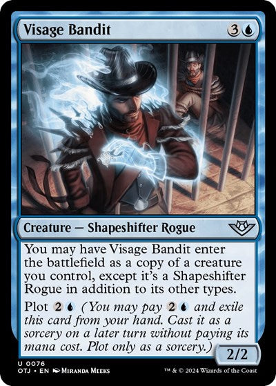 Visage Bandit (Outlaws of Thunder Junction) Near Mint Foil