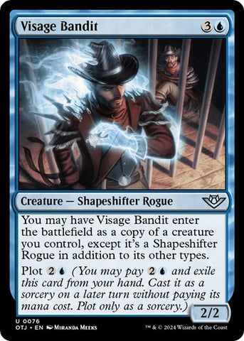 Visage Bandit (Outlaws of Thunder Junction) Near Mint Foil