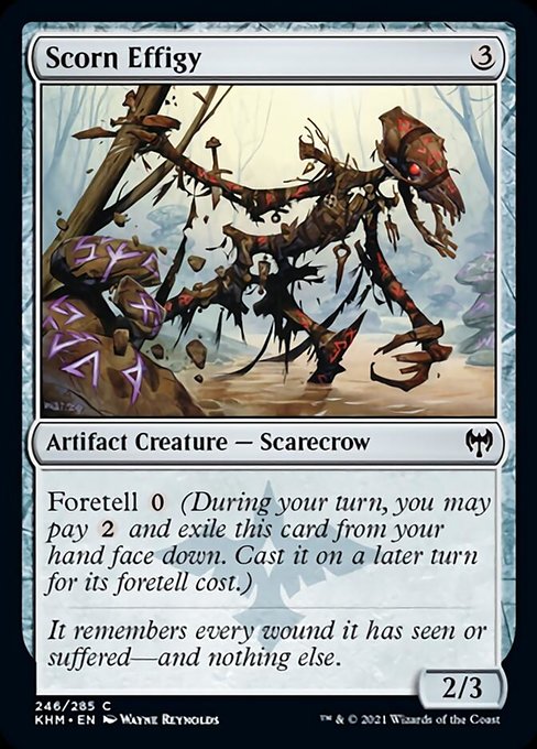 Scorn Effigy (Kaldheim) Near Mint Foil