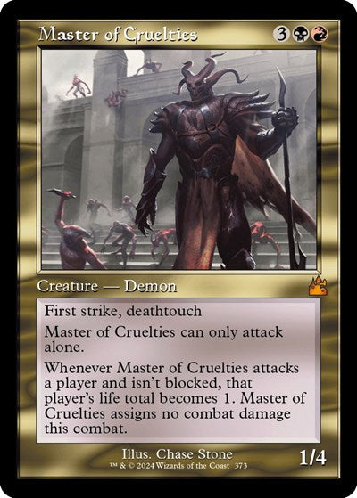 Master of Cruelties (Retro Frame) (Ravnica Remastered) Near Mint Foil