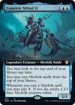 Emperor Mihail II (Extended Art) (Commander: Dominaria United) Near Mint