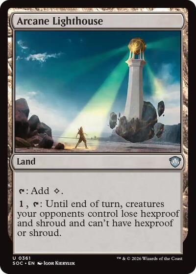 Arcane Lighthouse (Commander: Secrets of Strixhaven) Near Mint