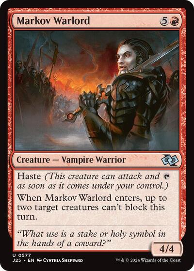 Markov Warlord (Foundations Jumpstart) Near Mint