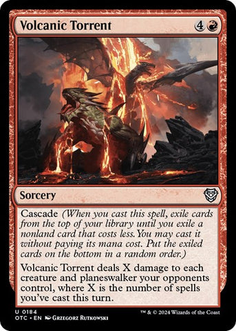 Volcanic Torrent (Commander: Outlaws of Thunder Junction) Near Mint
