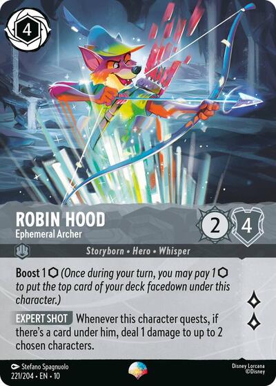 Robin Hood - Ephemeral Archer (Epic) (Whispers in the Well) Near Mint Holofoil