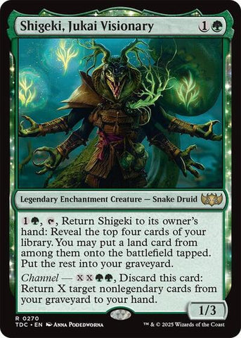Shigeki, Jukai Visionary (Commander: Tarkir: Dragonstorm) Near Mint