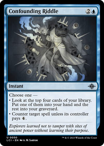 Confounding Riddle (The Lost Caverns of Ixalan) Near Mint Foil