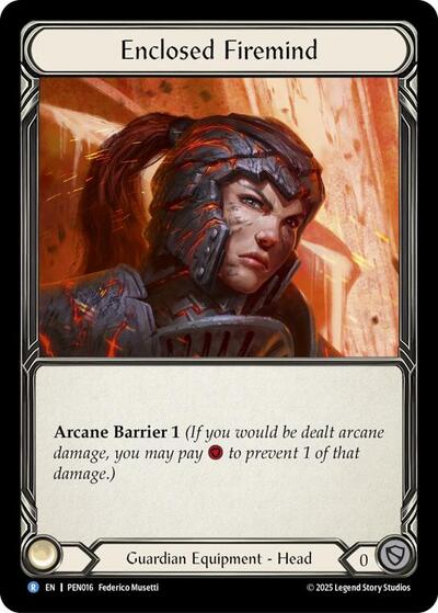Enclosed Firemind (Compendium of Rathe) Near Mint Cold Foil